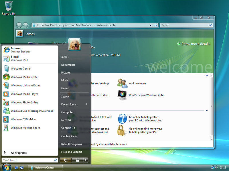  Windows Vista mang đến các công cụ, ứng dụng văn phòng khác nhau