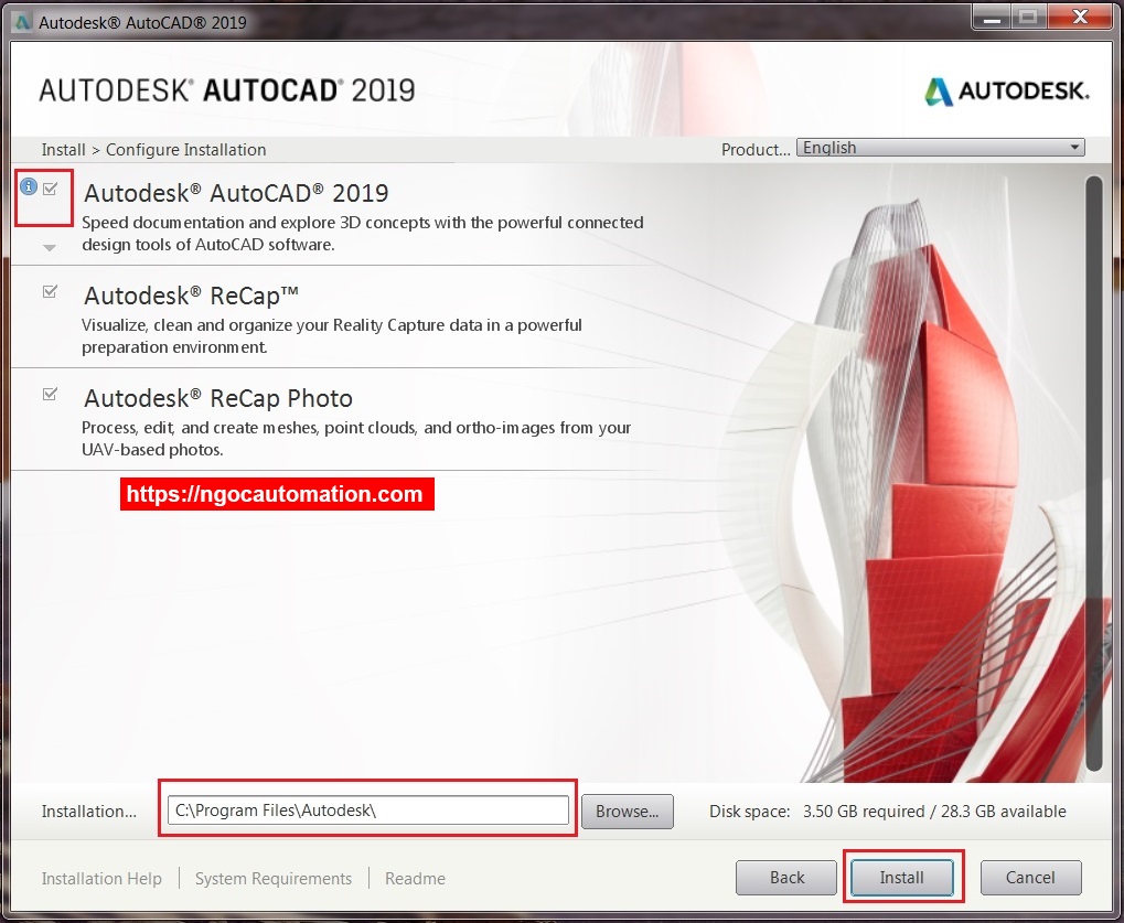 Quy trình download Autocad Mechanical 2019