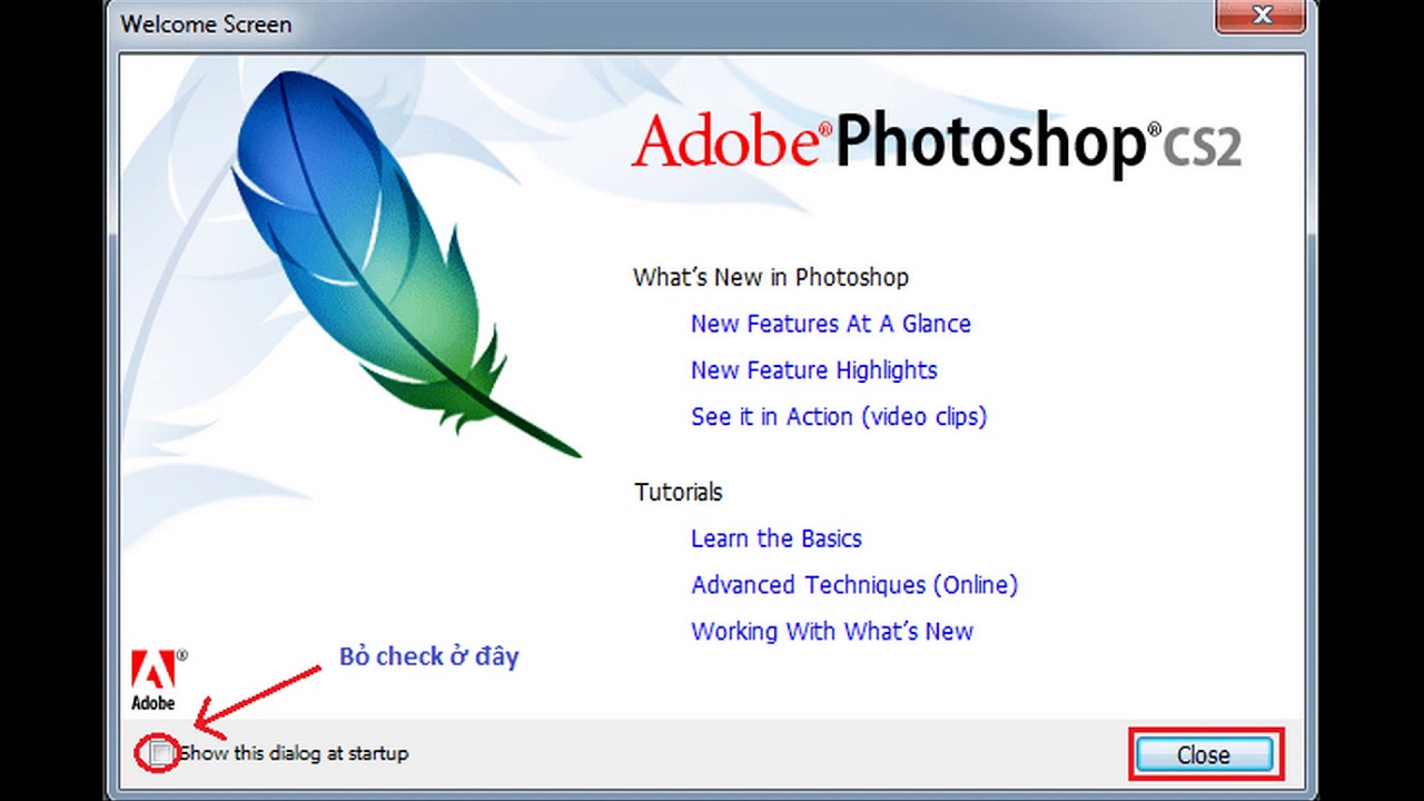 Các bước download Photoshop CS2 về máy tính