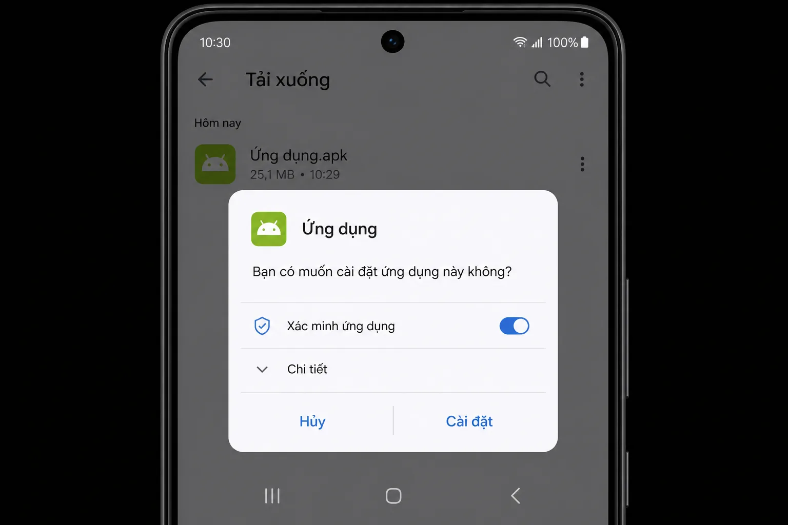 Cài file APK Minecraft PE trên Android
