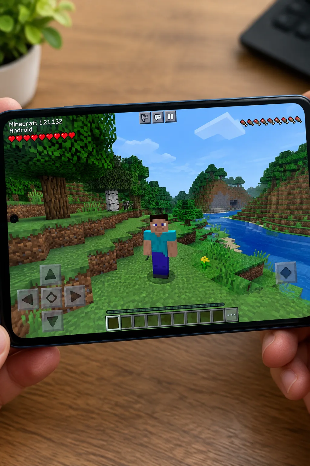 Thế giới Minecraft trên điện thoại