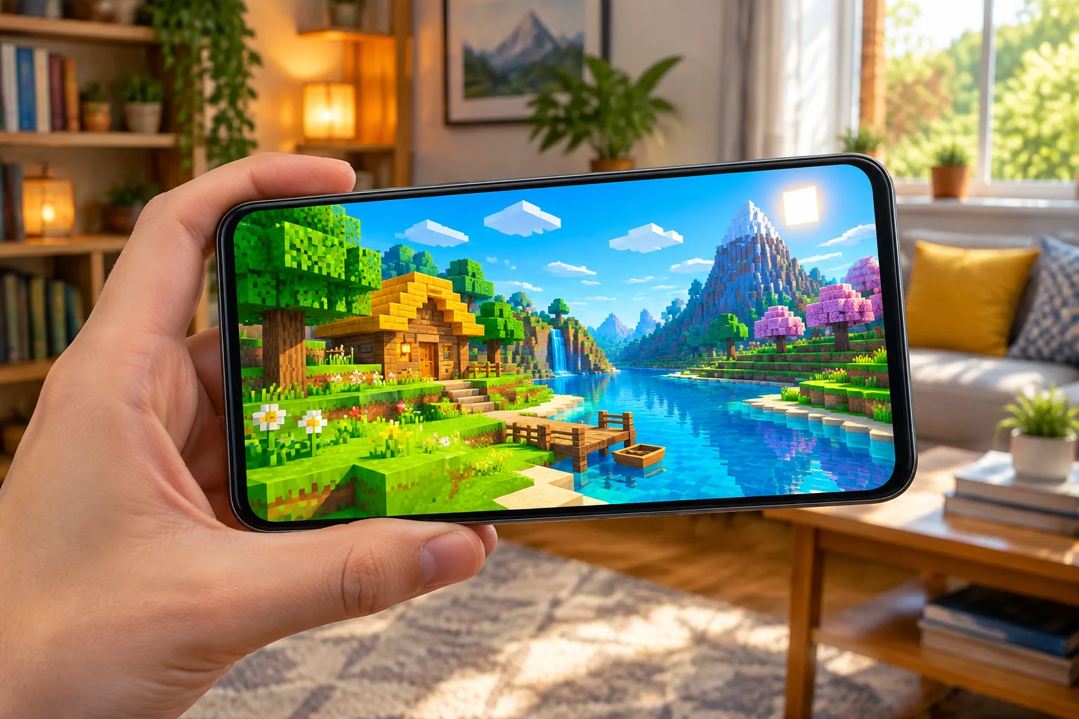 Ảnh minh họa Minecraft PE 26.20 trên điện thoại Android